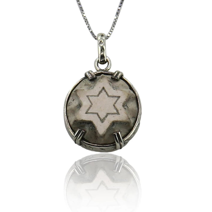 תליון מגן דוד מאבן